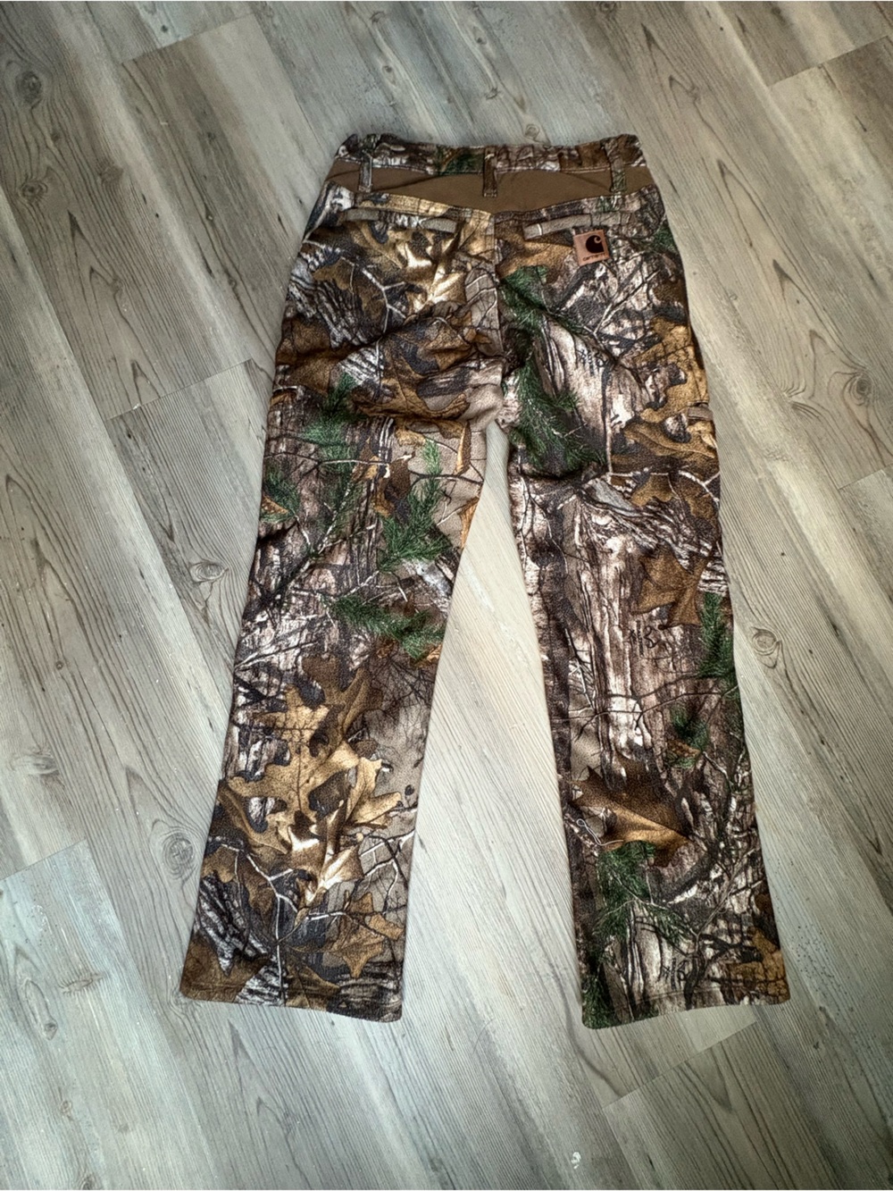 Carhartt Youth size 12 Camouflage Pants in Brown, Tan and Green